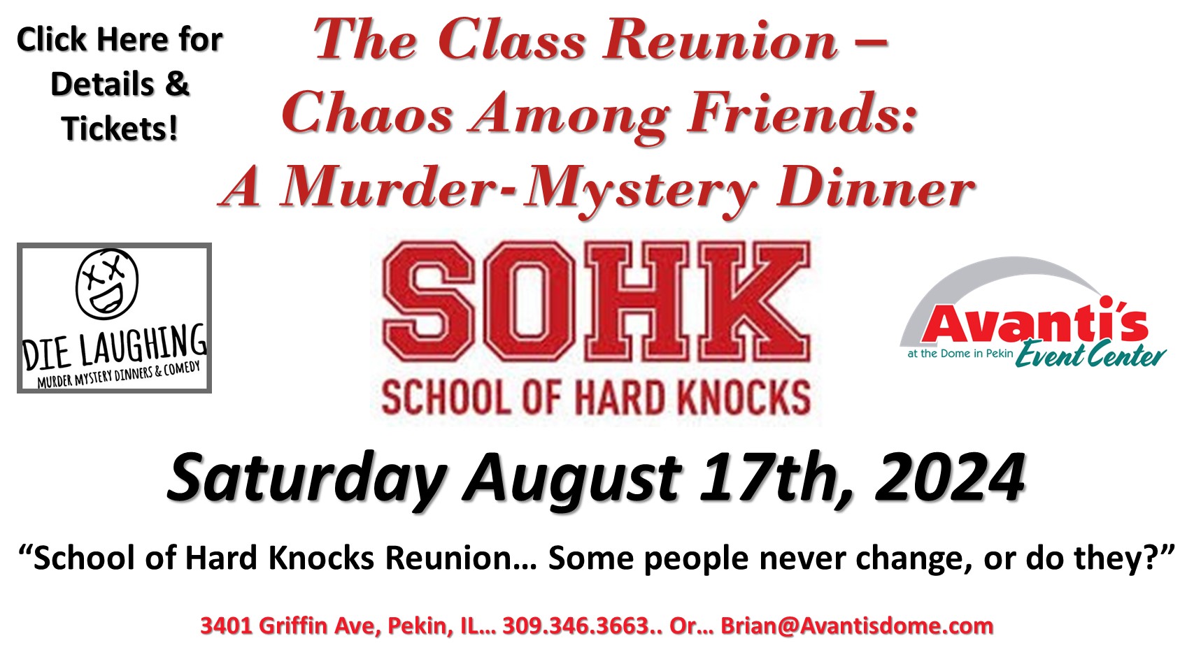 The Class Reunion - Chaos Among Friends: A Murder-Mystery Dinner